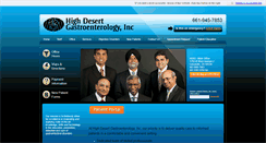 Desktop Screenshot of highdesertgastro.com